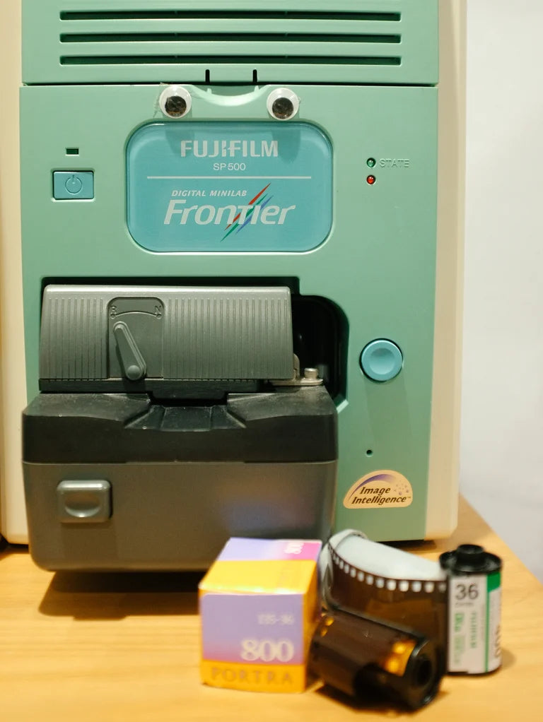 color (c-41) 35mm film developing; specialized frontier scans