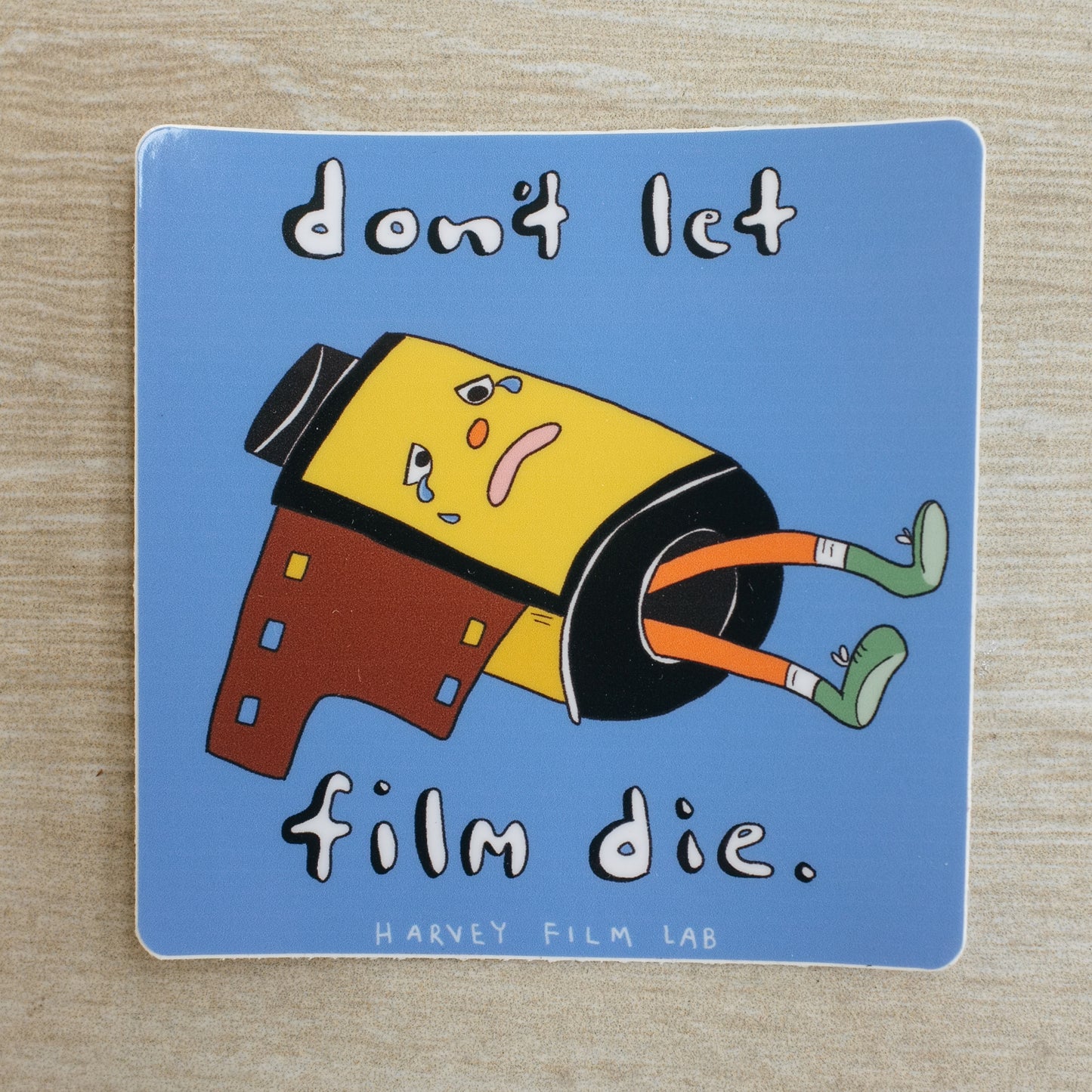don't let film die stickers